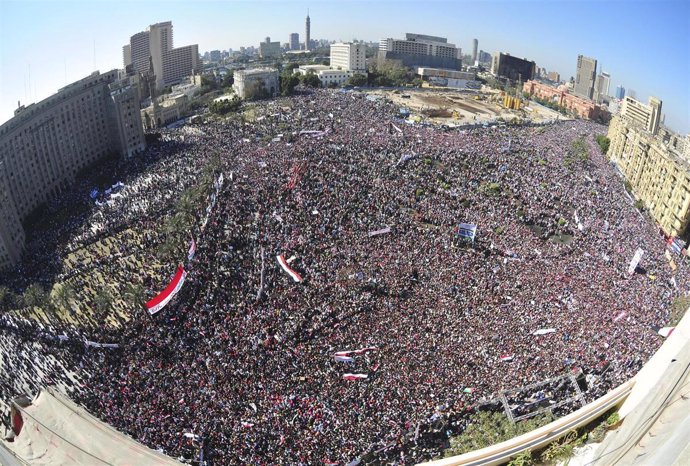 Protestas en Egipto, plaza Tahrir