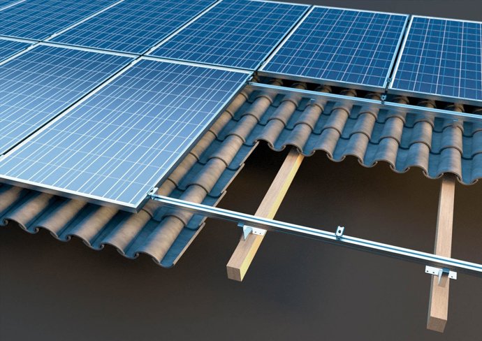 Sistema fotovoltaico diseñado para su instalación en cubiertas
