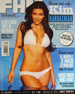 Lim Kardashian en la portada de 'FHM'