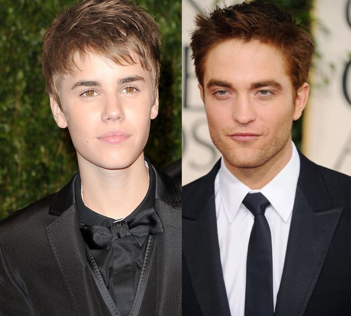 Montaje de Justin Bieber y Robert Pattinson 