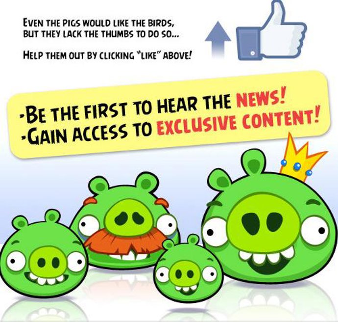 Angry Birds en Facebook 