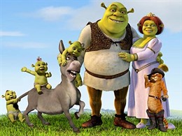Los personajes de la película Shrek