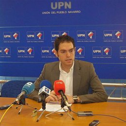 Portavoz regionalista de UPN en Berriozar, Sergio Sayas