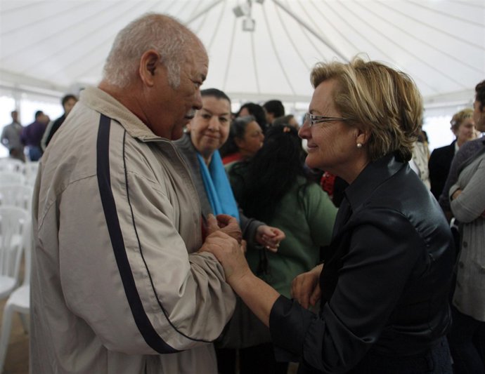 Guerrero, en un acto con colectivos gitanos.