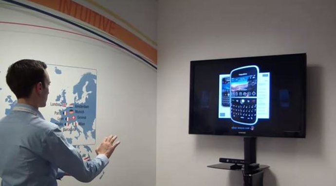 aplicación de kinect para Windows 7 por after-mouse