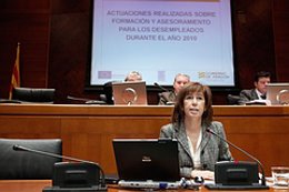 Ana Bermúdez, durante su intervención
