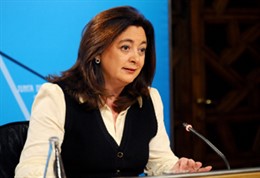 Mar Moreno, durante la comparecencia informativa posterior al Consejo de Gobiern