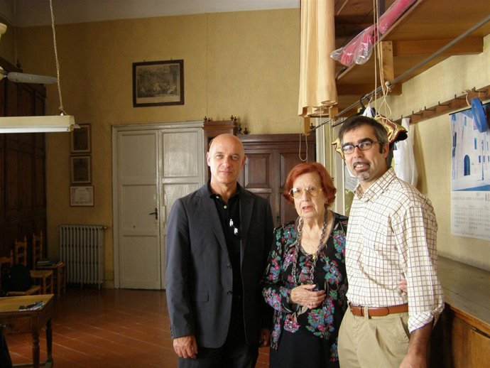 Enguix junto a Carmen Ferrés y Joan Seguí