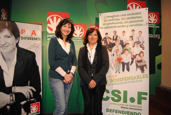 Pilar González y Alicia Martos