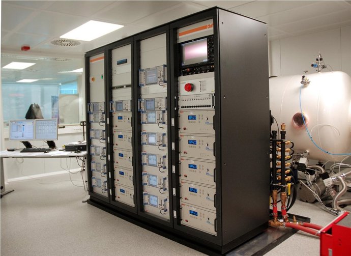 El nuevo 'Multicarrier' que acoge el laboratorio de la ESA en Valencia.