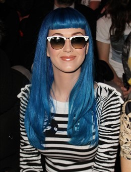 La cantante Katy Perry en la Semana de la Moda de París