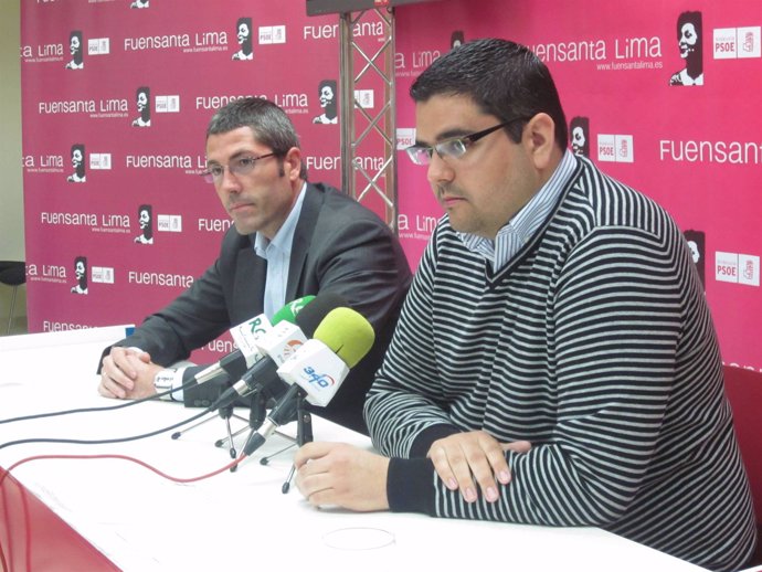 Los socialistas Maldonado y González, en rueda de prensa