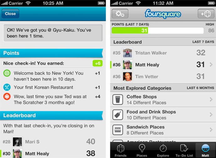 aplicación Foursquare 3.0 desde Foursquare