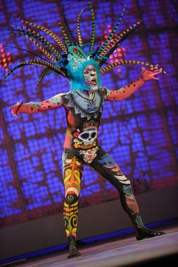 Ganador del Concurso de Maquillaje Corporal del Carnaval de Las Palmas de Gran C