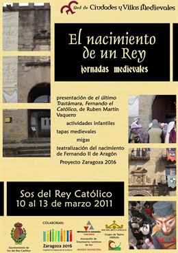 Cartel anunciador de las jornadas medievales en Sos