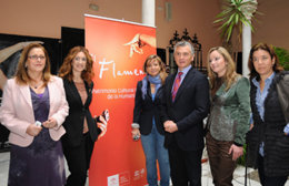 El consejero de Cultura de la Junta de Andalucía, Paulino Plata, en el Teatro Vi