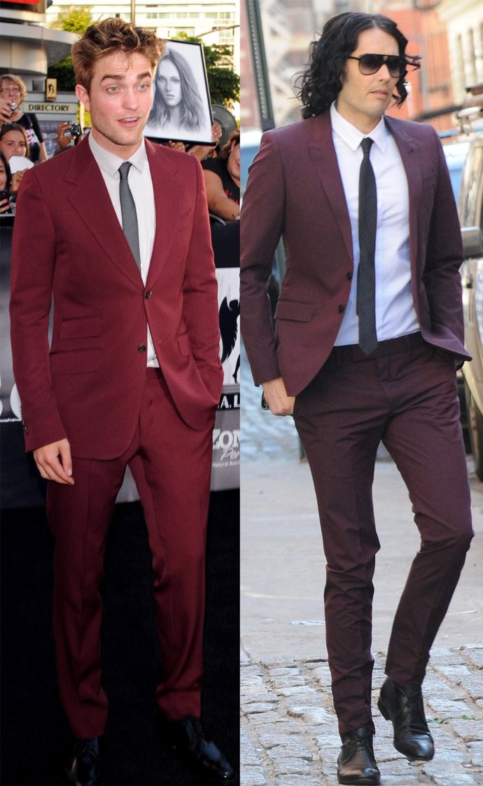 Montaje de Robert Pattinson y Russell Brand 