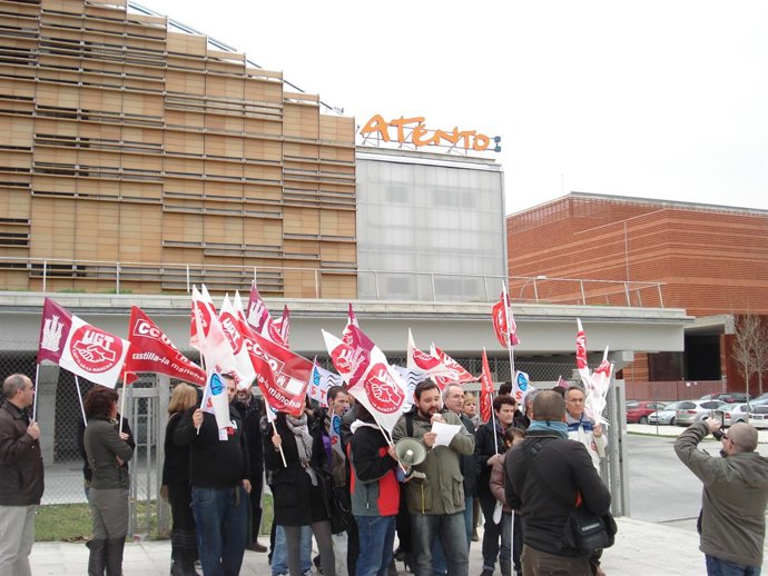 Concentración delegados de Atento
