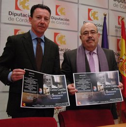 El alcalde de Catro del Río (Córdoba), José Antonio García, y el delegado de Cul