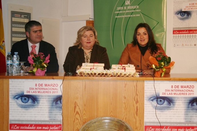 La consejera de Agricultura de la Junta de Andalucía, Clara Aguilera, en un acto