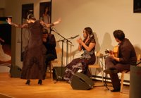 Los alemanes aprenden el origen del flamenco en una acción directa de Andalucía en Berlín