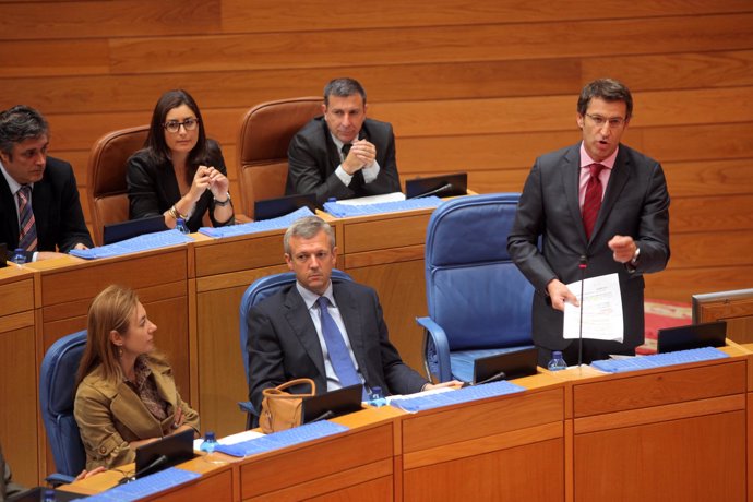 Feijóo en el Parlamento