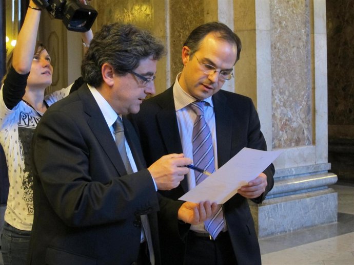 Enric Millo (CiU) y Jordi Turull (CiU)