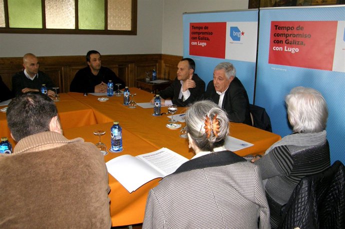 FOTOS BNG LUGO: Encontro De Guillerme Vázquez Con Sectores Económicos E Sociais 