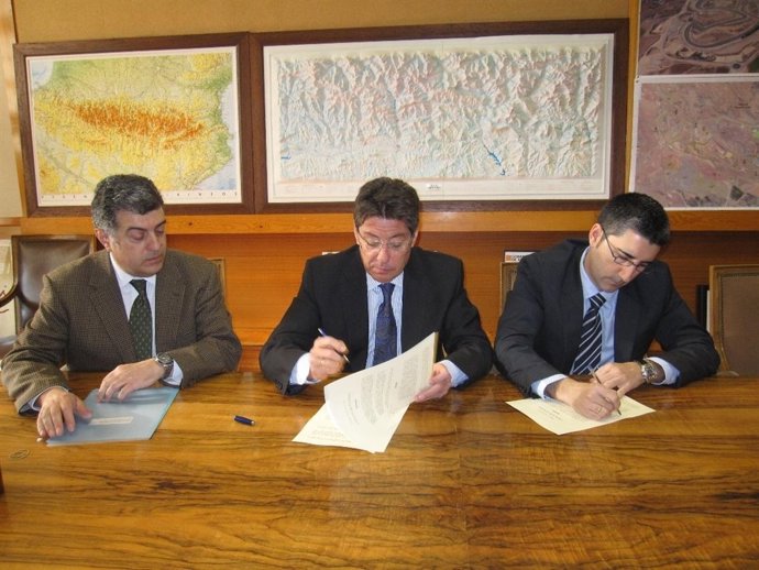 Firma convenio Copa Europa Esquí en Formigal