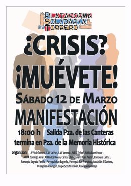 Manifestación Torrero 12 marzo