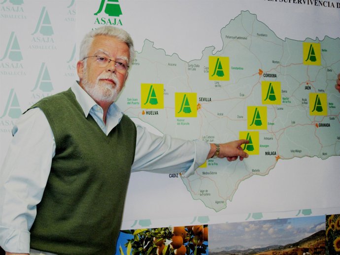 El presidente de Asaja-A, Ricardo Serra.