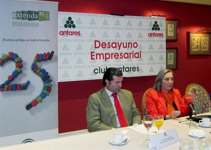 La directora general de Extenda, Teresa Sáez