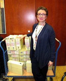 La consejera de Hacienda, Carmen Martínez Aguayo, con los informes de la Interve