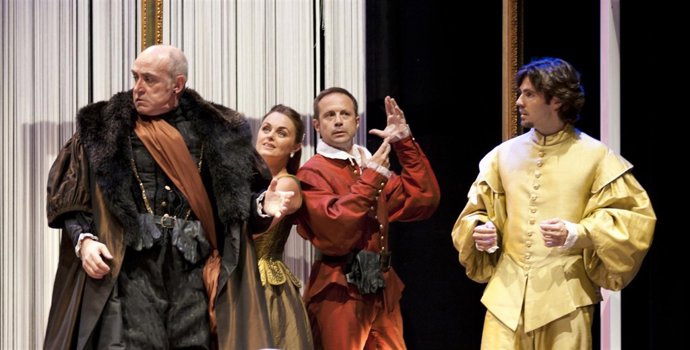 Representación de 'El galán fantasma' en las Jornadas de Teatro del Siglo de Oro