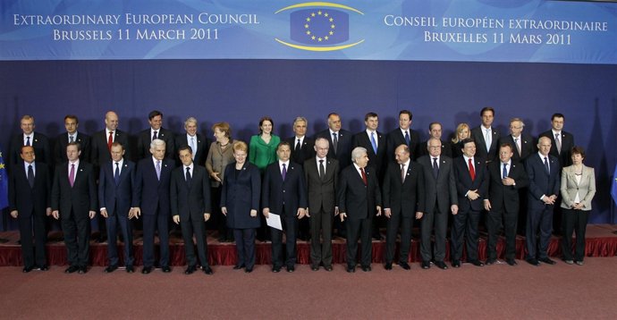 jefes de Estado y de Gobierno de la eurozona 