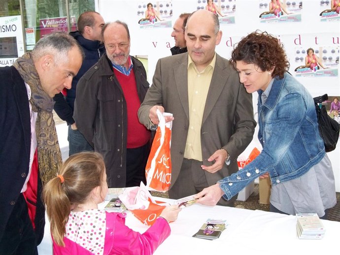 Mayte Martínez, Juan Carlos Pastor y el alcalde de Valladolid promueven el depor