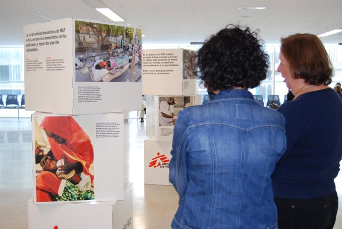 La exposición de Médicos Sin Fronteras en en HUC