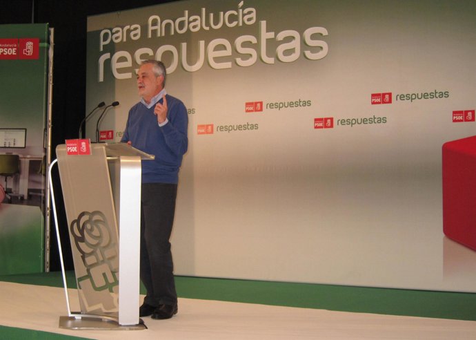 El presidente de la Junta, José Antonio Griñán
