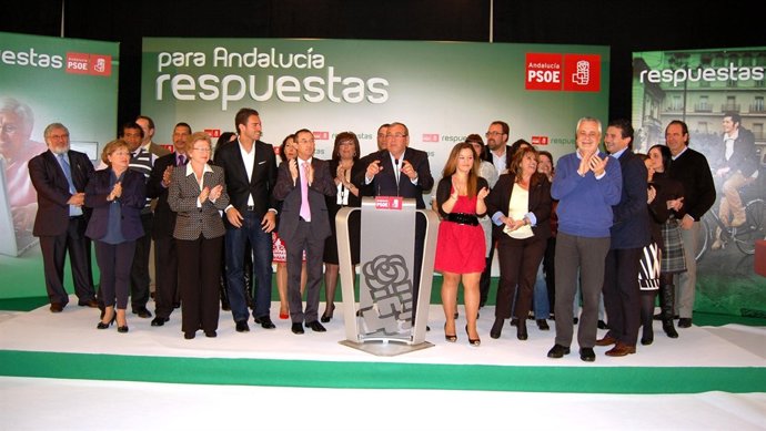 Griñán en la presentación de Fernando Zamora