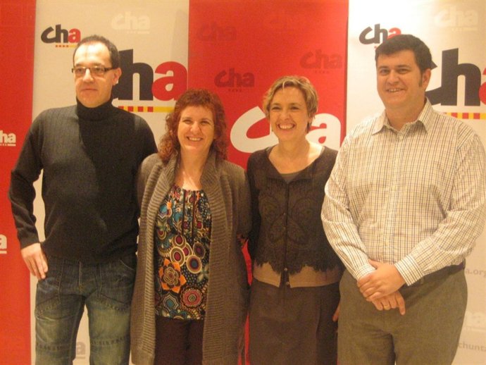 Presentación de la candidata de CHA en Binéfar