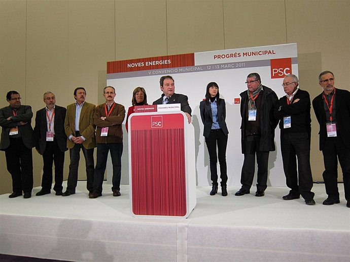 Hereu en la V Convención municipal socialista