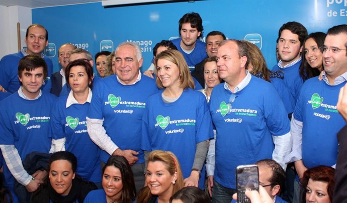 Fotografías 12 De Marzo María Dolores De Cospedal Y José Antonio Monago En Valde