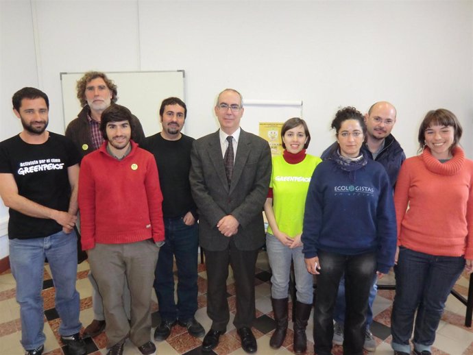 El portavoz de IU en el Ayuntamiento de Málaga, Peddro Moreno Brenes, en una reu