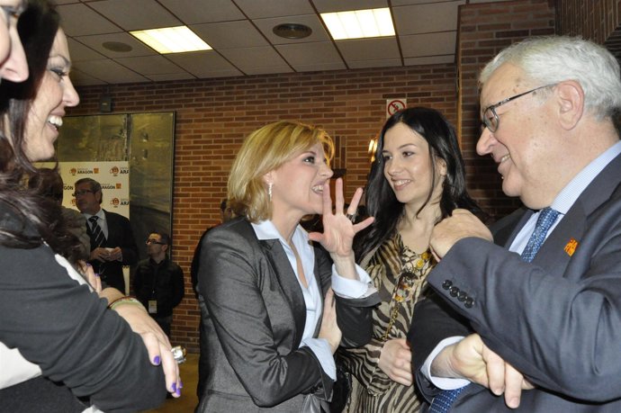 El presidente del PAR, José Ángel Biel, en un receso del XIII Congreso.