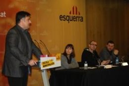 Puigcercós en la Escuela Municipalista de Lloret