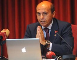 José María del Nido, presidente del Sevilla