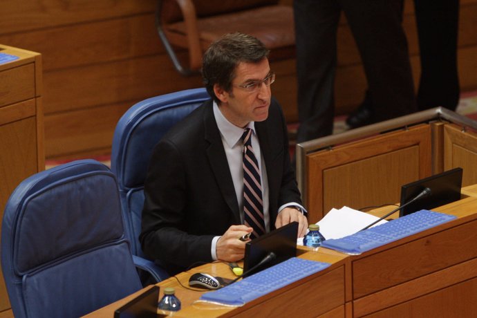 Asistencia do presidente da xunta ao  pleno do parlamento de galicia