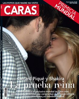 Beso de Gerard Piqué y Shakira