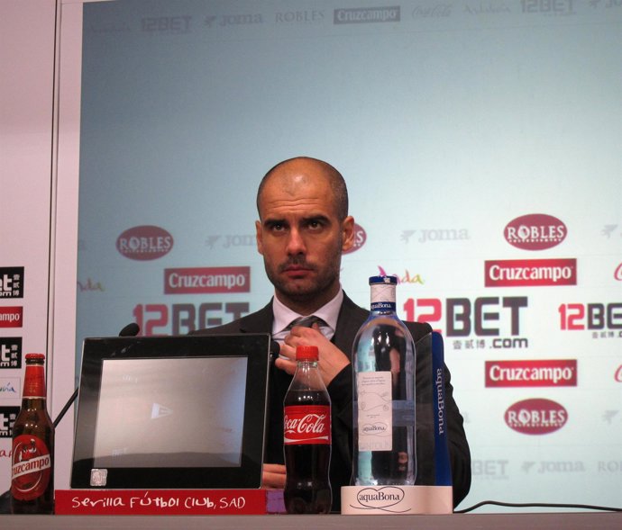 Pep Guardiola, entrenador del Barcelona