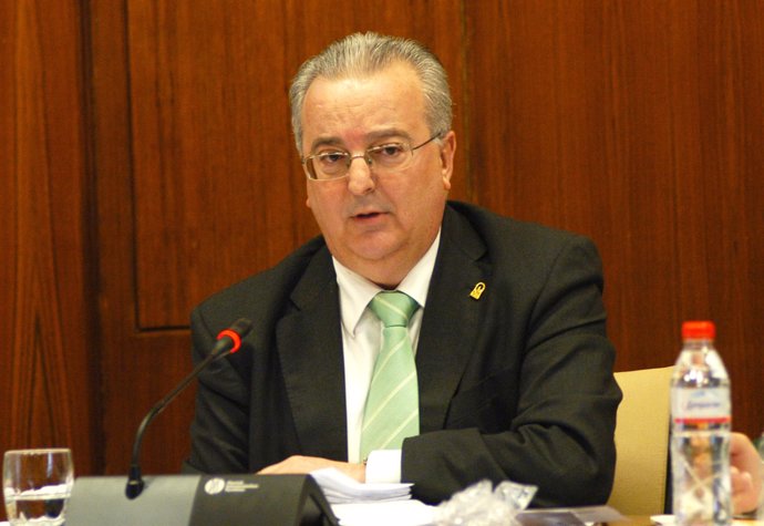 Antonio Fernández, en una comparecencia parlamentaria en su etapa como consejero